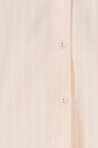 Gingerlilly Josephine Pink Stripe Brushed Cotton Pj Set [sz:small]