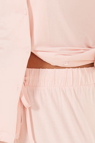 Gingerlilly Tessa Bamboo Long Pj Set - Pink [sz:xs]