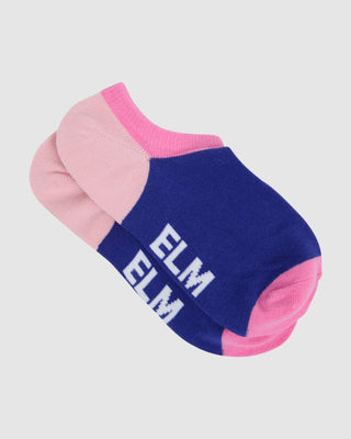 Elm Socks No Show 2pc - Ribbon 