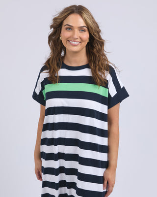 Elm Dress Mckinley - Navy [sz:size 8]