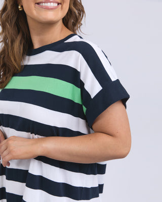 Elm Dress Mckinley - Navy [sz:size 8]