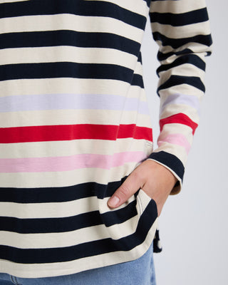 Elm Tee Long Sleeve - Retreat [sz:size 10]