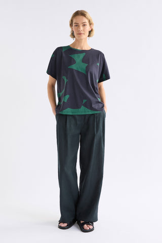 Elk Tee Haki - Teal Tera Short Sleeve [sz:size 10]