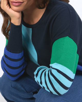 Elm Knit Fern Mixed - Spray Green/pine Green/french Blue/navy [sz:medium]