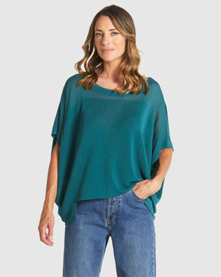 Fate & Becker Irises Knit – Teal [sz:size 10]