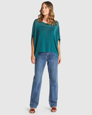 Fate & Becker Irises Knit – Teal [sz:size 10]