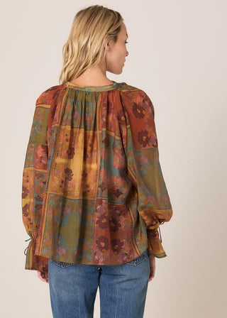 Fate & Becker Top Bohemian - Nouveau Floral Green [sz:size 10]