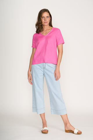 Foil Top V Benefits - Hot Pink [sz:size 10]