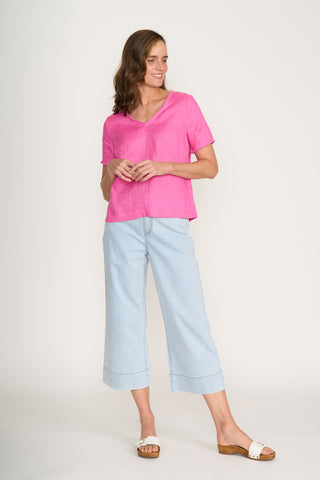 Foil Top V Benefits - Hot Pink [sz:size 10]