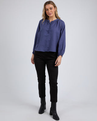 Foxwood Blouse Sardinia - Deep Blue [sz:size 10]