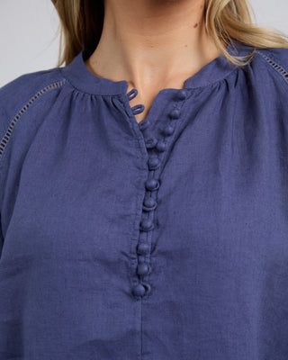 Foxwood Blouse Sardinia - Deep Blue [sz:size 10]