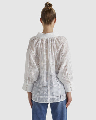 Fate & Becker  Whisper Top -  Ivory [sz:size 12]