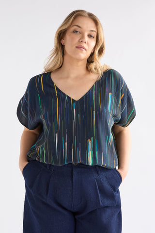 Elk Top Kayra V Neck - Alinea Print [sz:size 8]