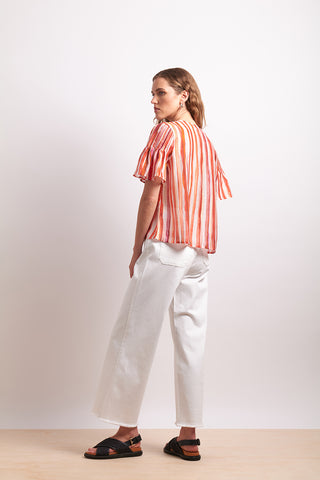 Neris Blouse Draw The Line -  Koi Stripe [sz:size 8]