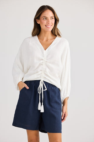 Holiday Top Happy Hour - White [sz:small / Medium]
