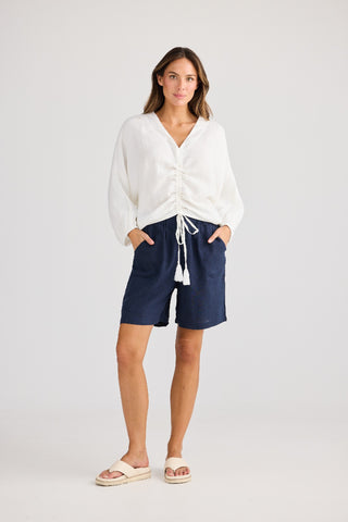 Holiday Top Happy Hour - White [sz:small / Medium]