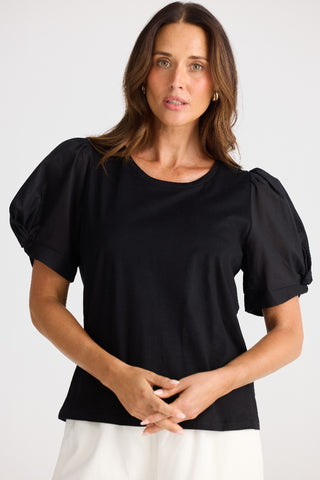 Brave&true Tee Abigail - Black [sz:xs]