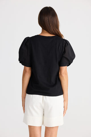 Brave&true Tee Abigail - Black [sz:xs]