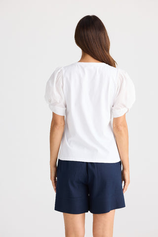 Brave&true Tee Abigail - White [sz:xs]