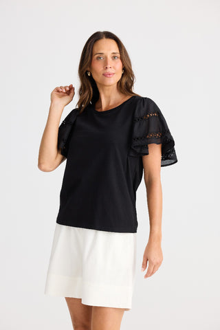 Brave&true Tee Chloe - Black [sz:xs]