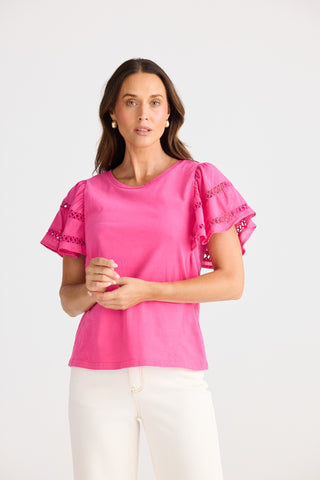 Brave&true Tee Chloe - Hot Pink [sz:xs]