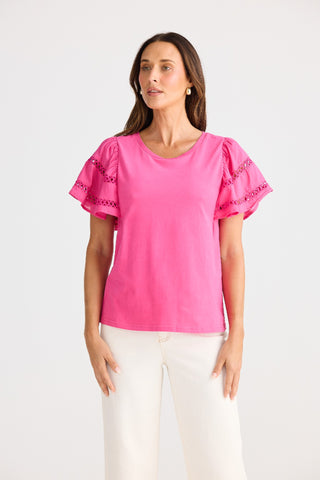 Brave&true Tee Chloe - Hot Pink [sz:xs]