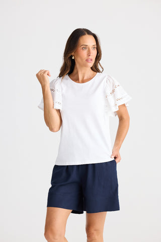 Brave&true Tee Chloe - White [sz:xs]