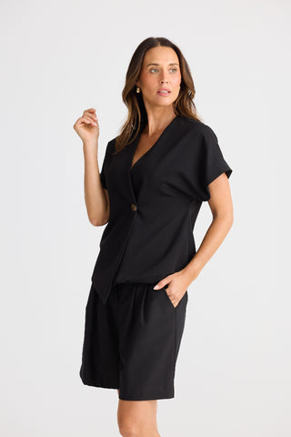 Brave&true Top Origami - Black [sz:xs]