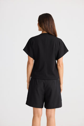 Brave&true Top Origami - Black [sz:xs]