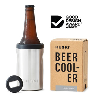 Huski Beer Cooler 2.0 - Brushed Stainless Steel