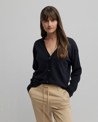 Yarra Trail Cafe Cardi - Navy [sz:xs]
