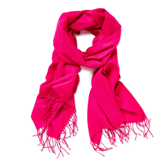 Scarfco Merino Plain - Pink Scarf | Pink Poppies