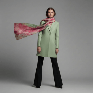 Scarfco Nadine Wool Scarf | Pink Poppies