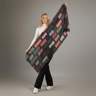 Scarfco Simone Wool Scarf | Pink Poppies