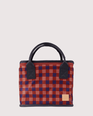 Somewhere Co Lunch Bag - Chestnut | Pink Poppies