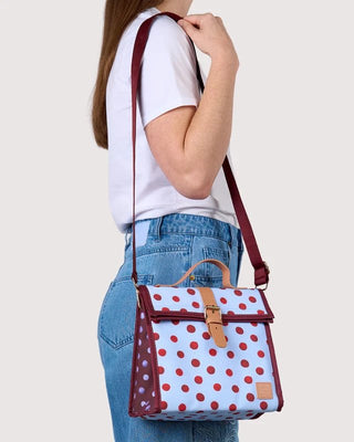 Somewhere Co The Satchel - Freckle | Pink Poppies