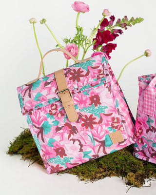 Somewhere Co The Satchel - Sweet Pea | Pink Poppies