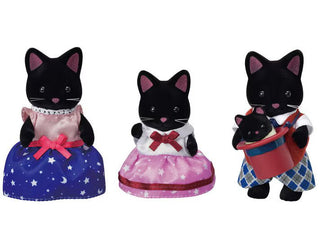Sylvanian Families - Family Midnight Cat 