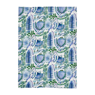 Teatowel Linen - Bush Botanical | Pink Poppies