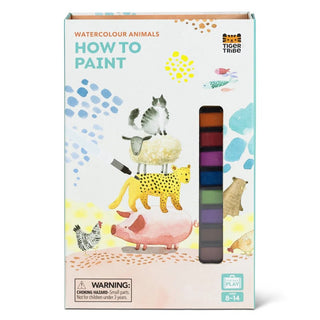 Tiger Tribe How To Paint Watercolour - Animals