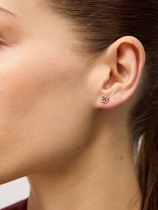 Tigertree Earrings Felice Rose Gold Crystal Edge