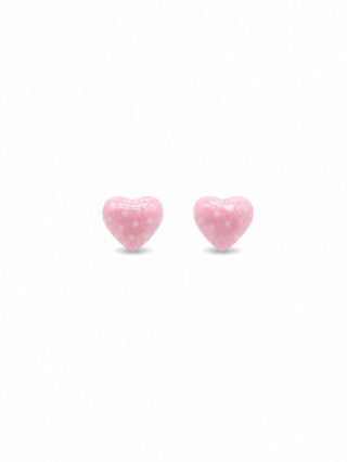 Tigertree Studs Hearts Polka Dot - Pink