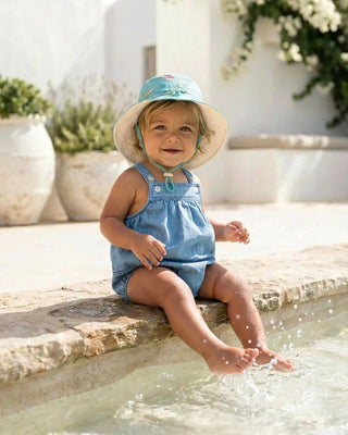 Toshi Baby Romper Bubble - Denim [sz:baby 00]