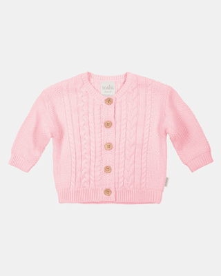 Toshi Cardigan Yummy - Misty Rose | Pink Poppies