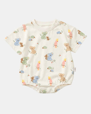 Toshi Onesie S/s Bubble Arcadia - Gumnut Babies Cloud [sz:baby 000]