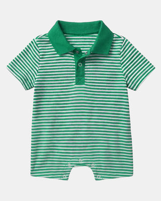Toshi Onesie S/s Polo - Mini Pistachio [sz:baby 000]