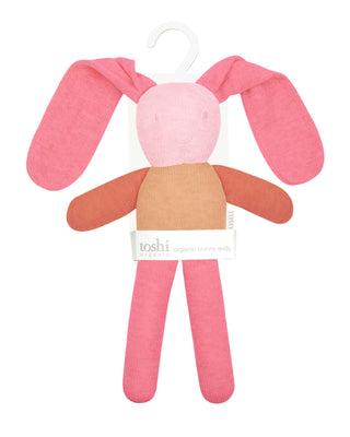 Toshi Organic Bunny Bobby - Misty Rose | Pink Poppies
