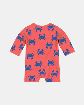 Toshi Swim Onesie L/s - Pirate Mud Crabs [sz:baby 1]