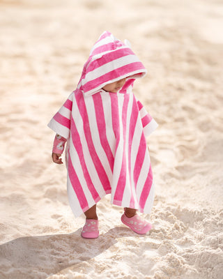Toshi Towel Hooded Beachcomber - Watermelon | Pink Poppies