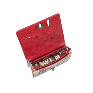 Vendula London Bookshelf Boulevard Cassie Bag | Pink Poppies